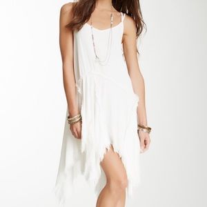 Free people Tattered up slip dress